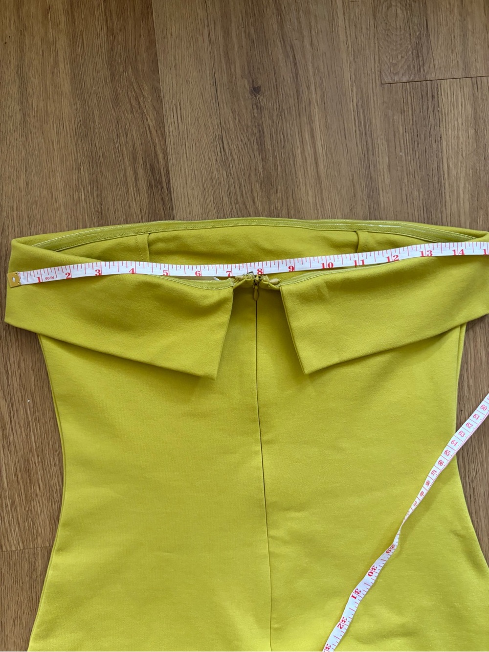 superdown Strapless Mini Dress Yellow XS Bodycon Party Dress Revolve - Picture 7 of 8